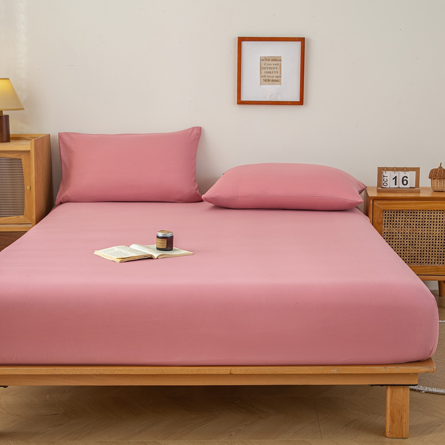 1pc New Skin-Friendly, Soft, and Comfortable Fitted Sheet, Suitable for Bedroom Mattress Protector - Image 17