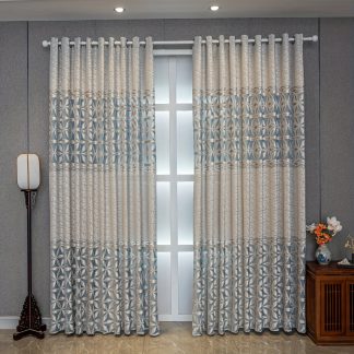 2Panels American Retro Velvet Contrasting Semi Transparent Curtains, Top Loop Hanging, Window, Suitable for Bedroom, Living Room, Study Home Decoration