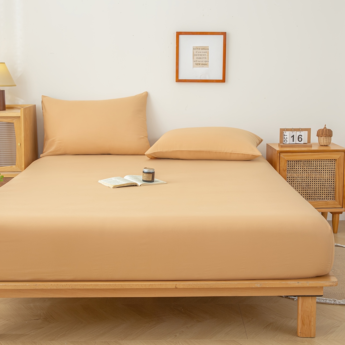 1pc New Skin-Friendly, Soft, and Comfortable Fitted Sheet, Suitable for Bedroom Mattress Protector - Image 13