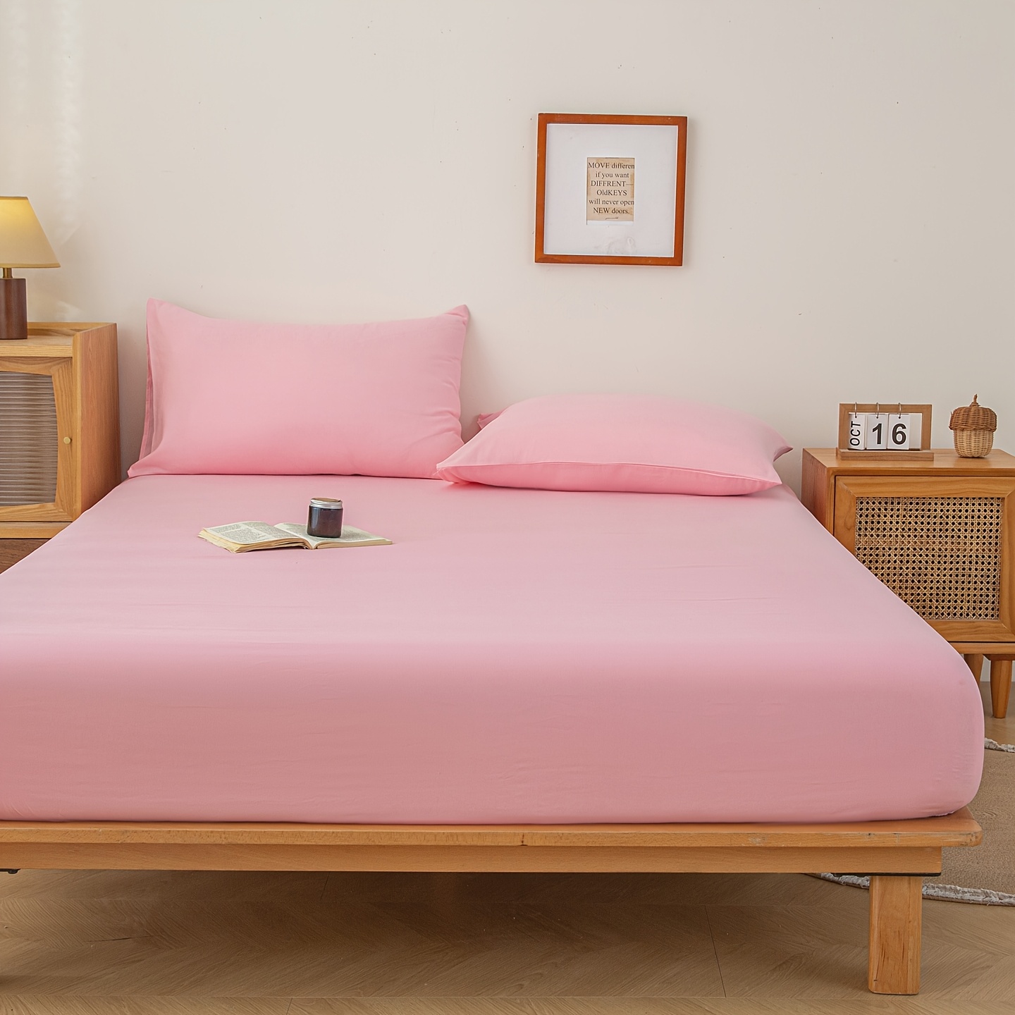 1pc New Skin-Friendly, Soft, and Comfortable Fitted Sheet, Suitable for Bedroom Mattress Protector - Image 32