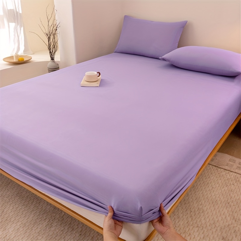 1pc New Skin-Friendly, Soft, and Comfortable Fitted Sheet, Suitable for Bedroom Mattress Protector - Image 27
