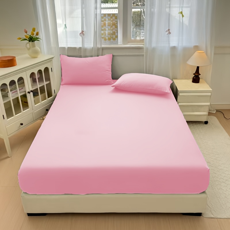 1pc New Skin-Friendly, Soft, and Comfortable Fitted Sheet, Suitable for Bedroom Mattress Protector - Image 29