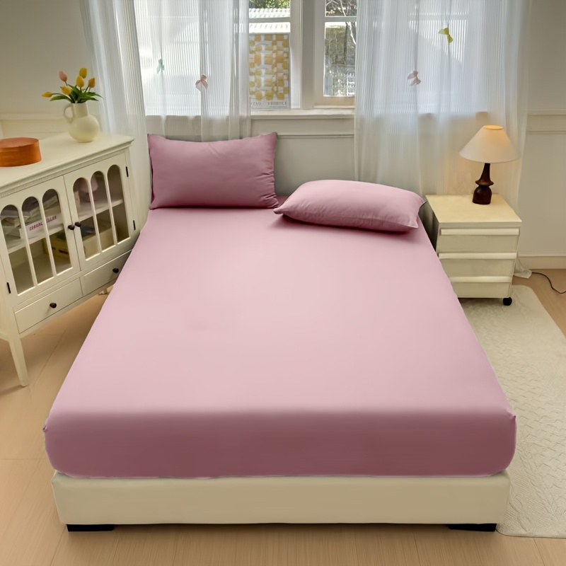 1pc New Skin-Friendly, Soft, and Comfortable Fitted Sheet, Suitable for Bedroom Mattress Protector - Image 30