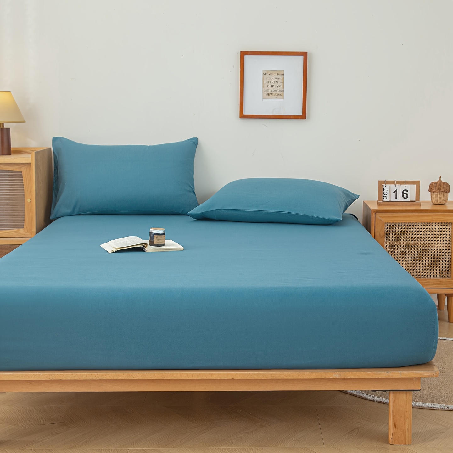 1pc New Skin-Friendly, Soft, and Comfortable Fitted Sheet, Suitable for Bedroom Mattress Protector - Image 19