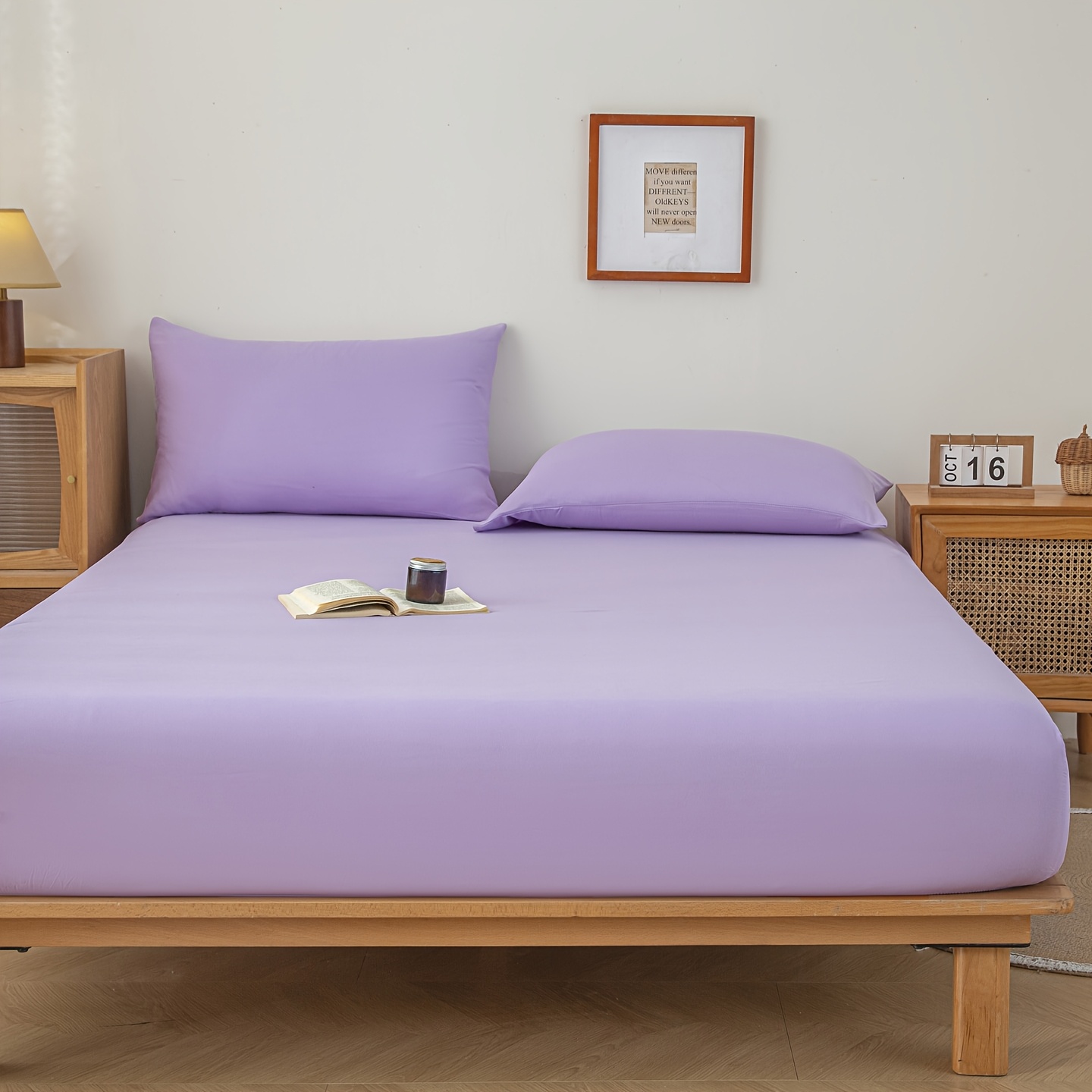 1pc New Skin-Friendly, Soft, and Comfortable Fitted Sheet, Suitable for Bedroom Mattress Protector - Image 15