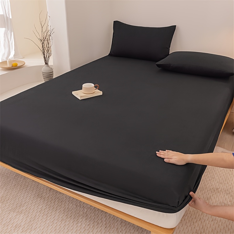 1pc New Skin-Friendly, Soft, and Comfortable Fitted Sheet, Suitable for Bedroom Mattress Protector - Image 24