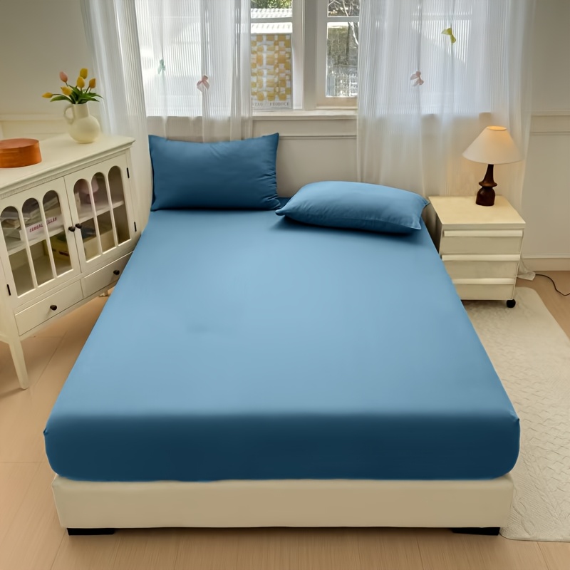 1pc New Skin-Friendly, Soft, and Comfortable Fitted Sheet, Suitable for Bedroom Mattress Protector - Image 28