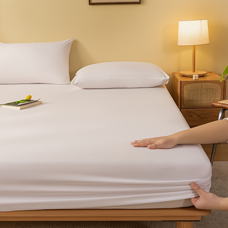 1pc New Skin-Friendly, Soft, and Comfortable Fitted Sheet, Suitable for Bedroom Mattress Protector - Image 22
