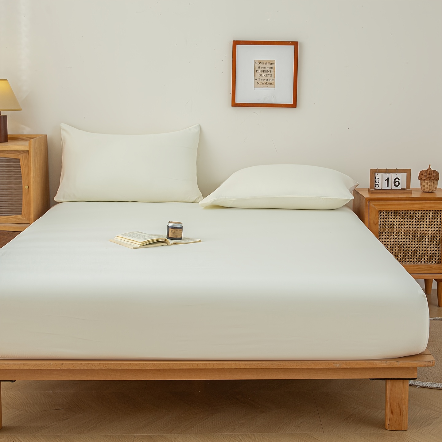 1pc New Skin-Friendly, Soft, and Comfortable Fitted Sheet, Suitable for Bedroom Mattress Protector - Image 11