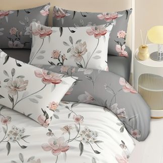 New Duvet Cover 3pcs Set (1pc Duvet Cover And 2pcs Pillowcases), All-Season